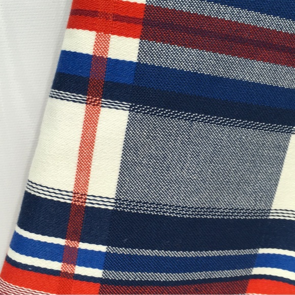 70s Plaid Vintage HUGE Elephant Bell Bottoms Size 9 High rise 31" Waist - Picture 8 of 9